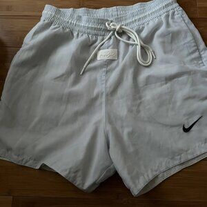 Nike Fear of God Shorts Light Gray/White size Medium Rare
